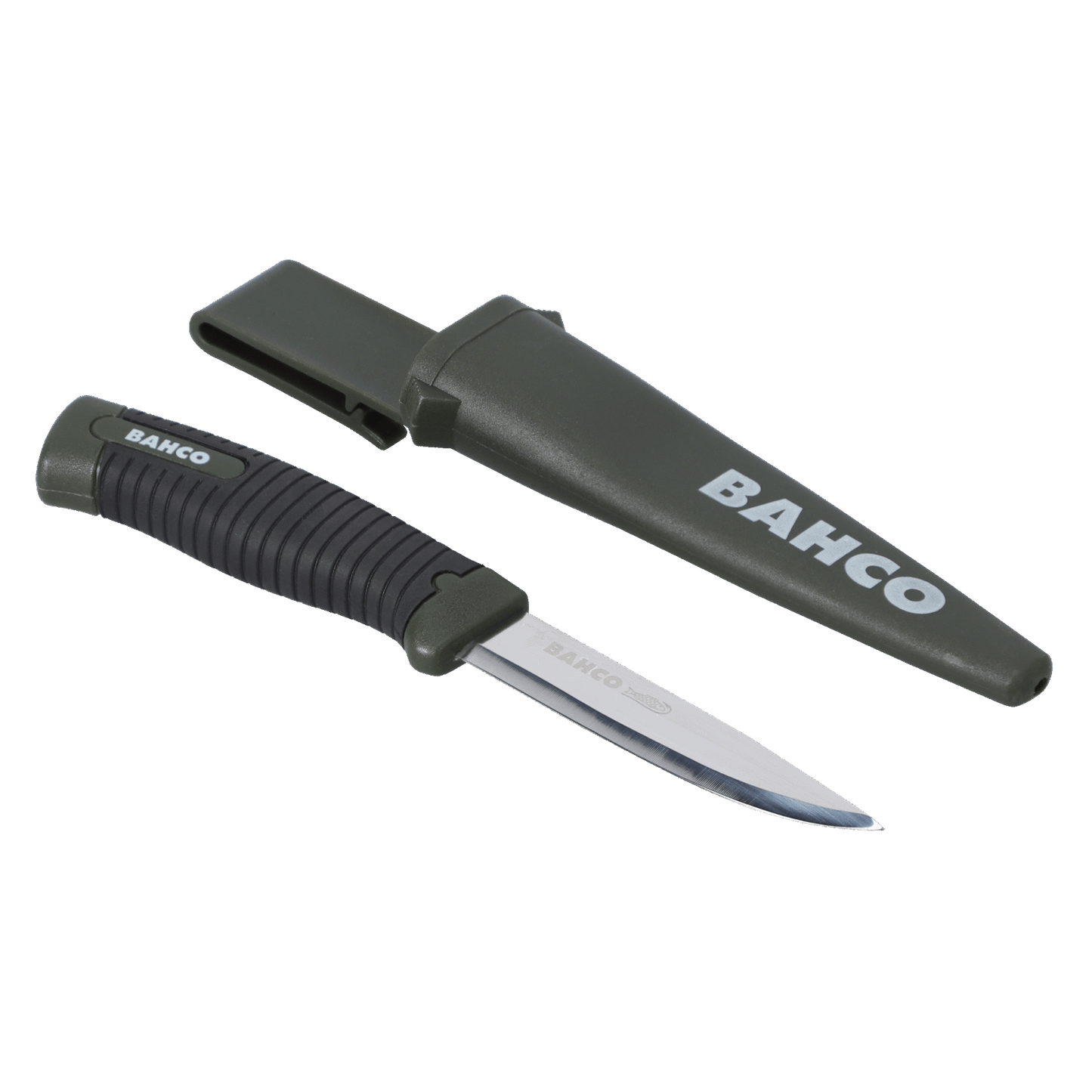Bahco Knive with Dual-Component Green Handle 2446-LAP