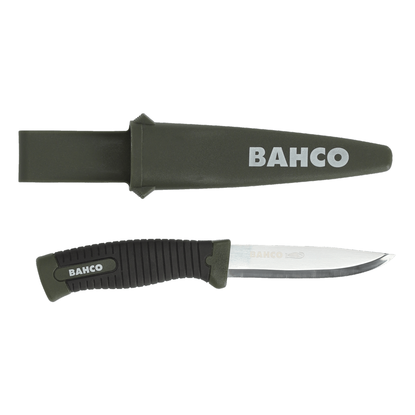 Bahco Knive with Dual-Component Green Handle 2446-LAP