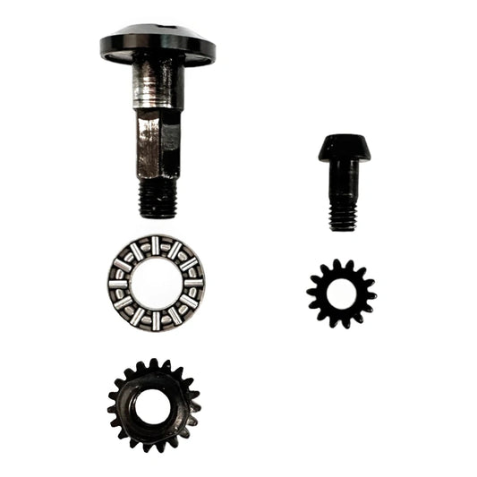 Alpen 32/8 Replacement Toothed Segment Kit including greasing bolt, needle bearing, nut, and locking screw parts.