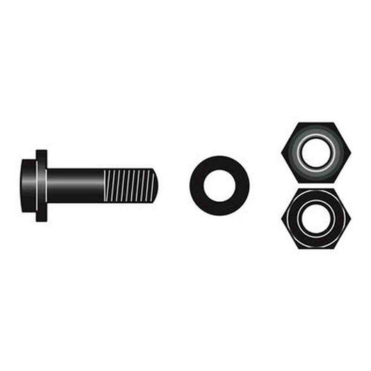 Felco C12/90 replacement kit parts: bolt, washer, and nuts for easy repair and maintenance.