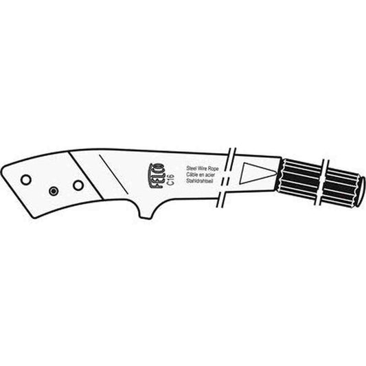 Felco C16 replacement handle with grip and pin for precise pruning and efficient gardening.