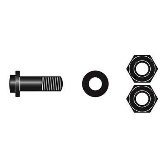 Felco C16/90 replacement kit components: bolt, washer, nuts for wire and cable cutters.