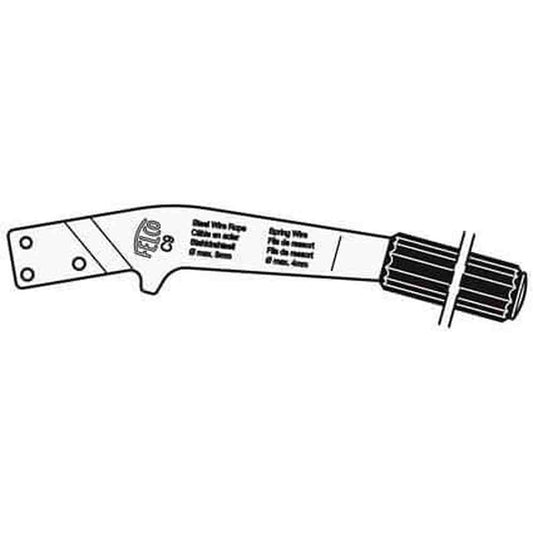 Felco C9/2 replacement handle with grip and pin for precise gardening and pruning tasks.