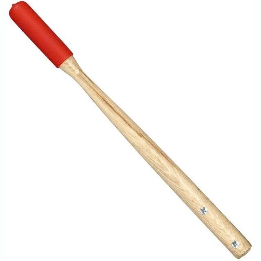 Corona Replacement Handle 6381-4 for WL-6381, featuring a sturdy wooden shaft with a red rubber grip for enhanced comfort.