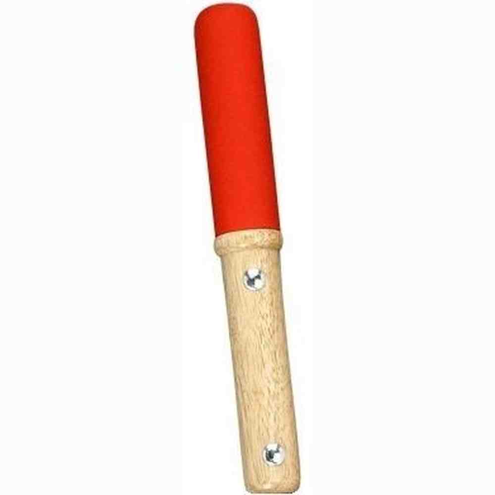 Corona replacement handle for HS-6920 with red grip and wooden base, designed for durable gardening tool use.