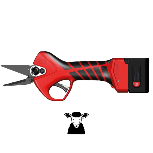 FELCO 834H electric hoof clipper for precision sheep hoof care, lightweight and battery-powered for optimal performance.