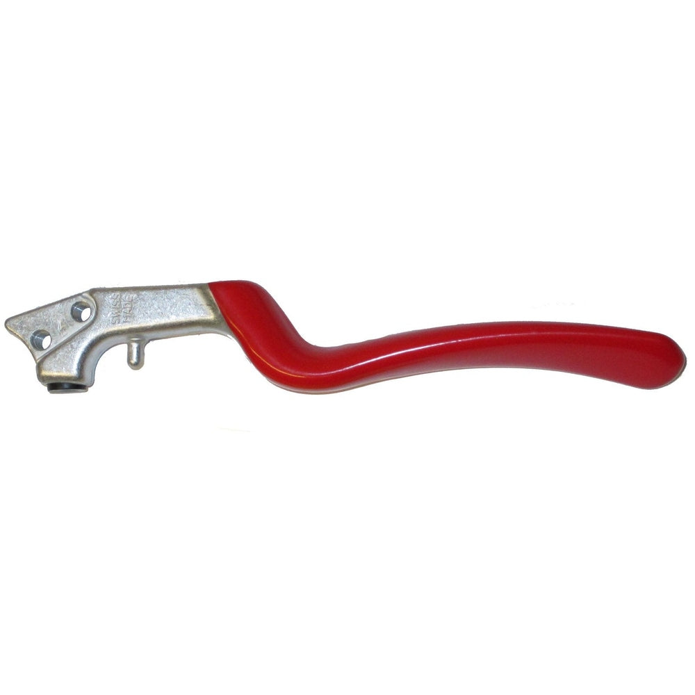 Felco 13/2 replacement handle with red non-slip coating for pruning shears, made in Switzerland.