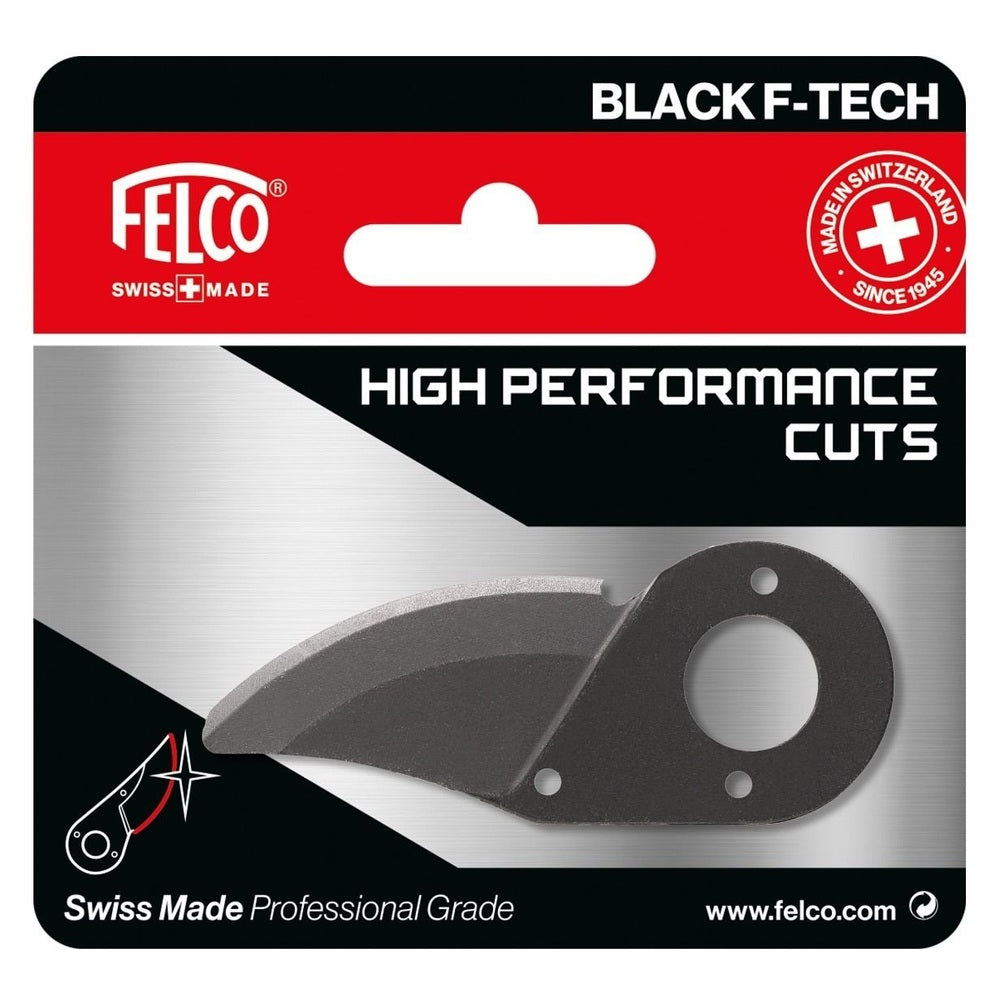 Felco 14/3 replacement cutting blade Black F-Tech for high performance cuts, compatible with Felco 14 and 15 shears.