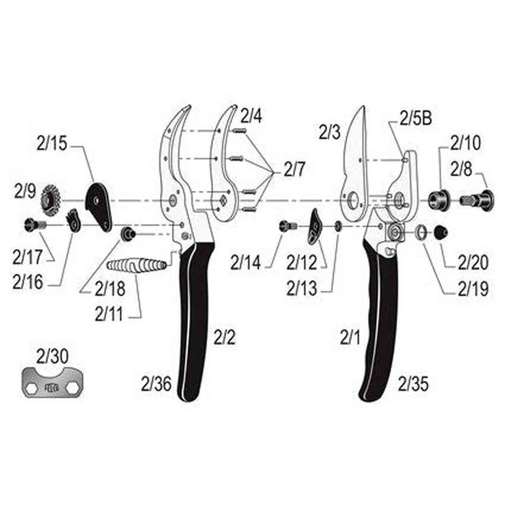 Felco 2 Pruner Classic Model F-2