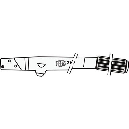 Felco 21/1 Handle with coating, pin and shock absorber F-21/1