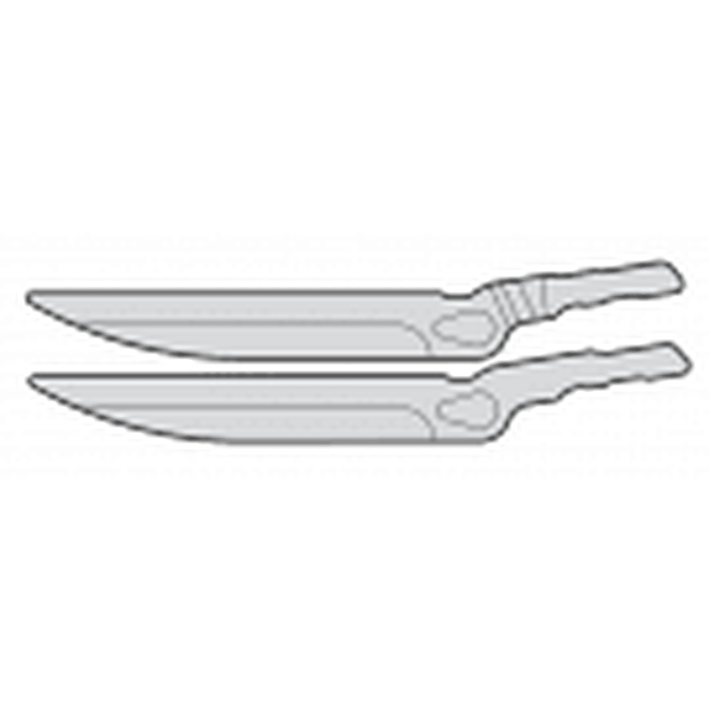 Felco 250/3 replacement spare blade set, featuring two durable, high-quality blades for precise gardening cuts.