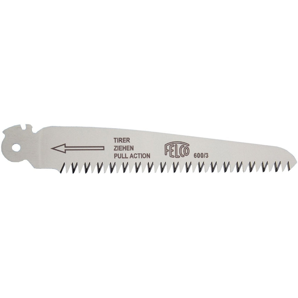 Felco 600/3 replacement blade for pruning saw, featuring durable steel and precise pull-stroke cutting design.