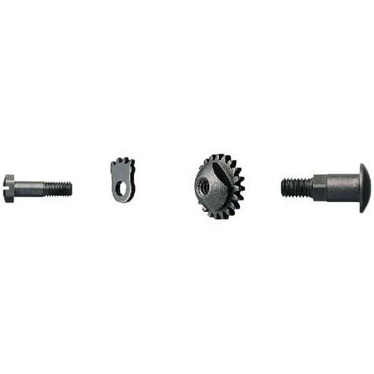 Felco 7/90 replacement bolt and nut kit for pruners, including center bolt, nut, locking segment, and screw.