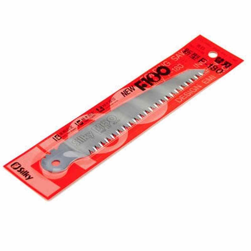 Silky Replacement Blade 180mm for F-180, 7-inch length, hard chrome-plated, 6.5 teeth per inch, lightweight design.