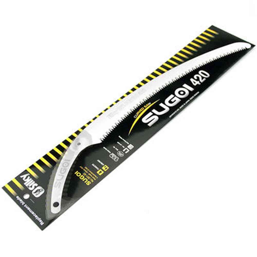 Silky Replacement Blade 420mm for Sugoi 391-42, hard chrome-plated, lightweight, 5.5 TPI for precise cutting.