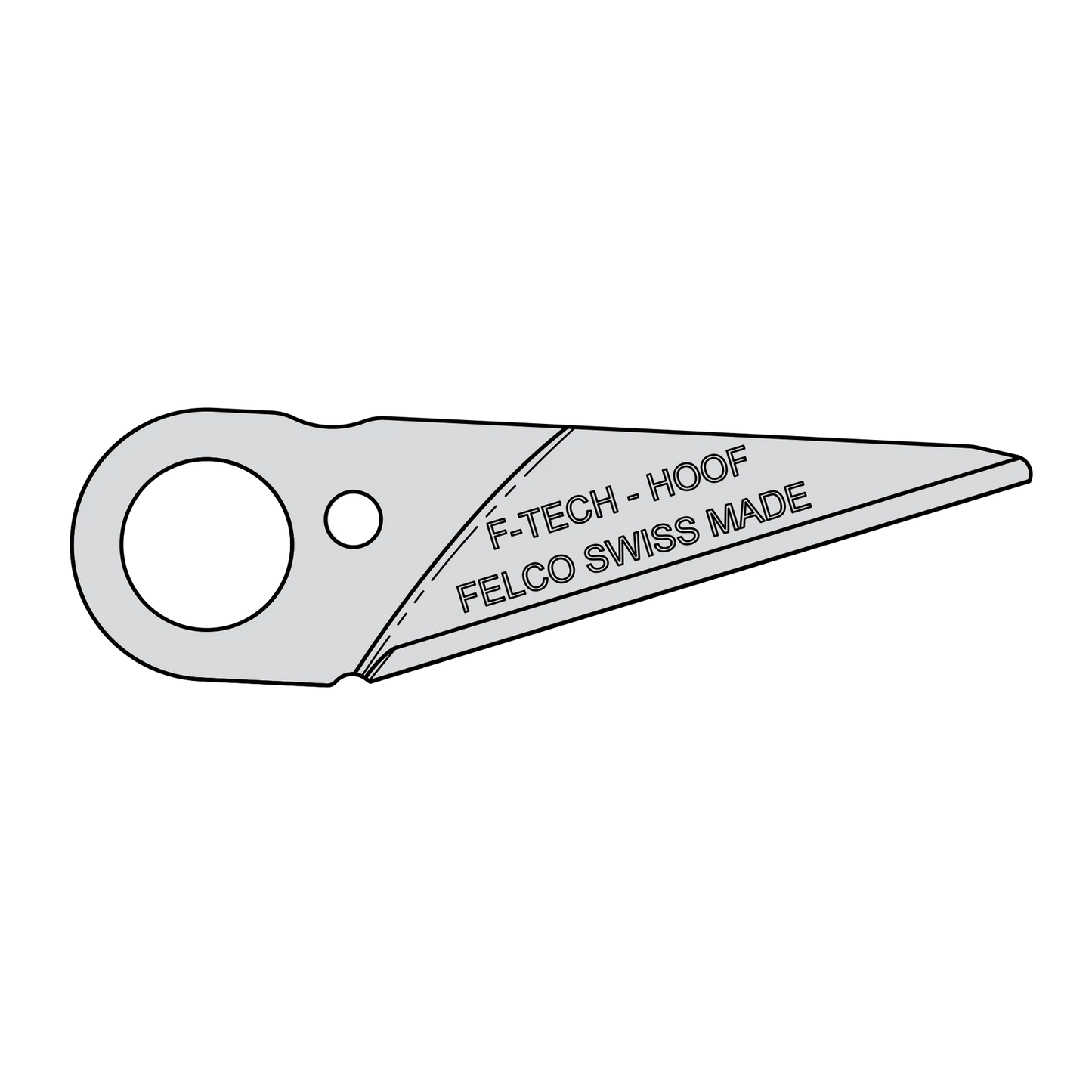 Felco Replacement Blade 834H/1 F-TECH, F-TECH technology blade for Felco pruners, Swiss made cutting tool.