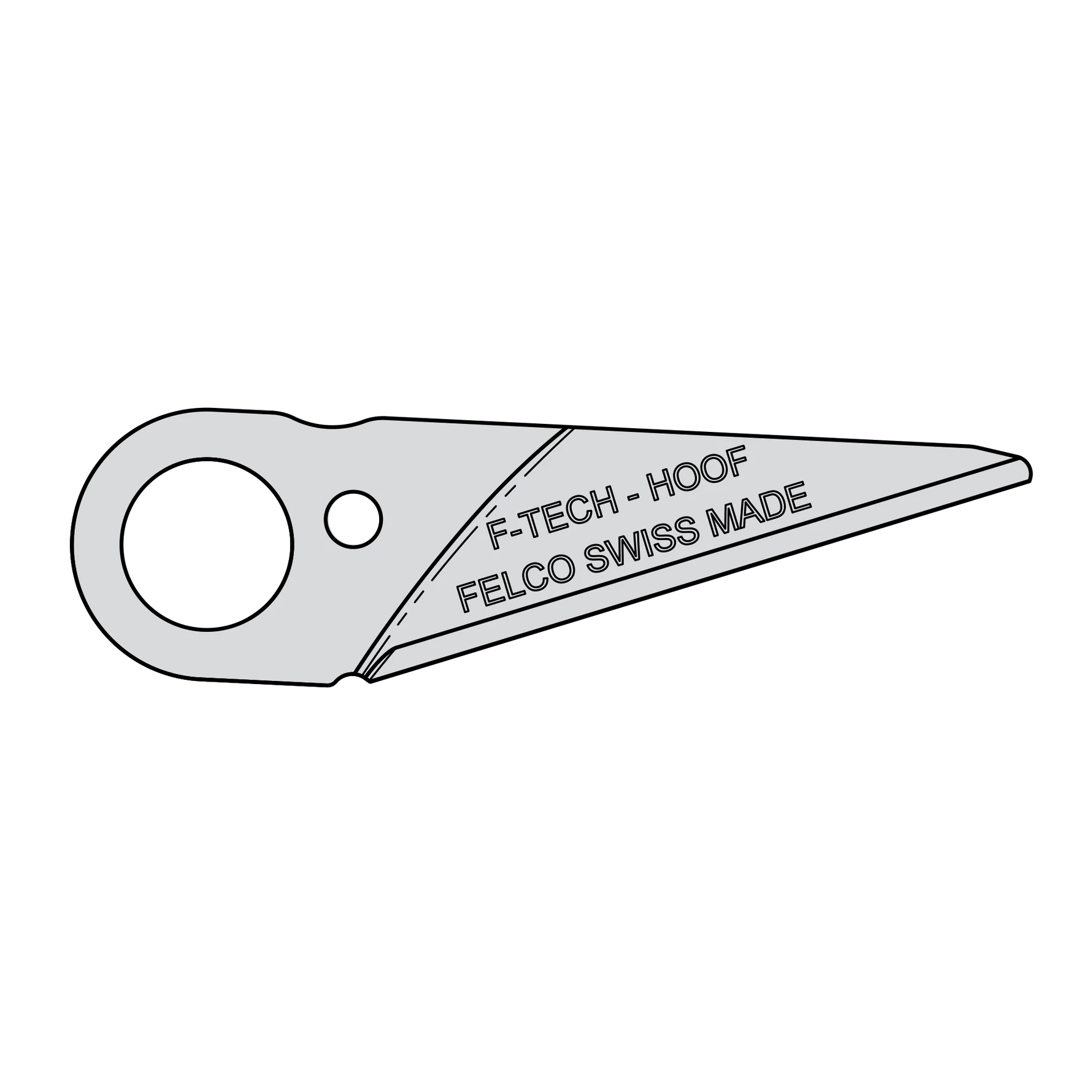 Felco Replacement Blade 834H/1 F-TECH, F-TECH technology blade for Felco pruners, Swiss made cutting tool.