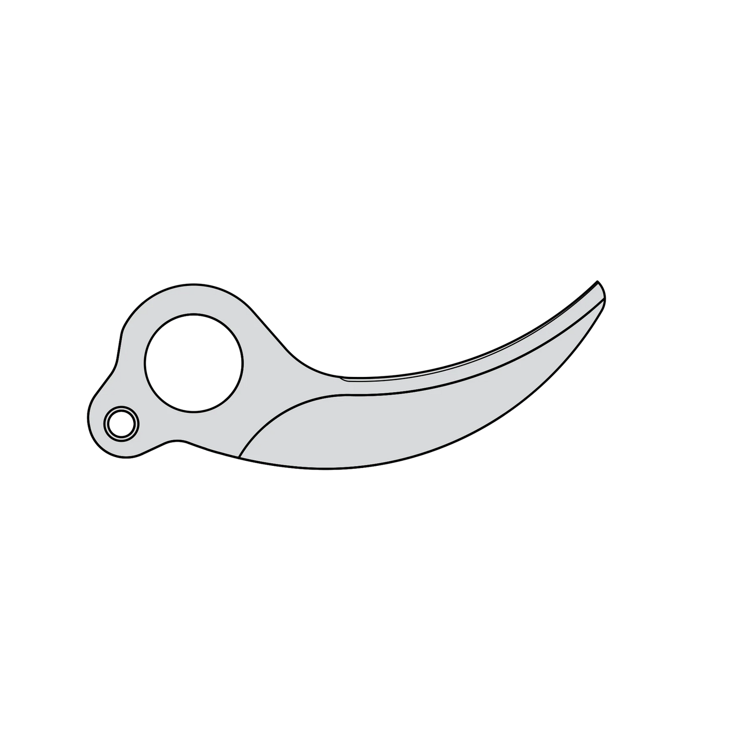 Felco Replacement Counter blade 834V/2 replacement blade designed for precision cuts with Felco 834V pruner.