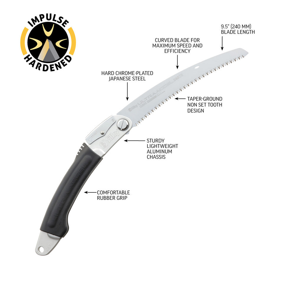 Silky ULTRA ACCEL 240mm CURVE 446-24