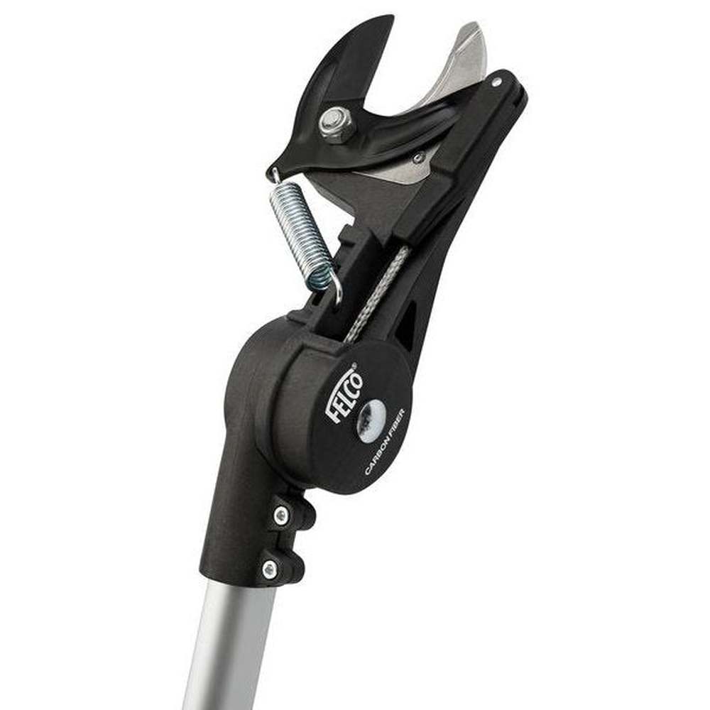 Felco 290 Pole Pruning Shears F-290 showcasing the hardened carbon steel blade and ergonomic design.