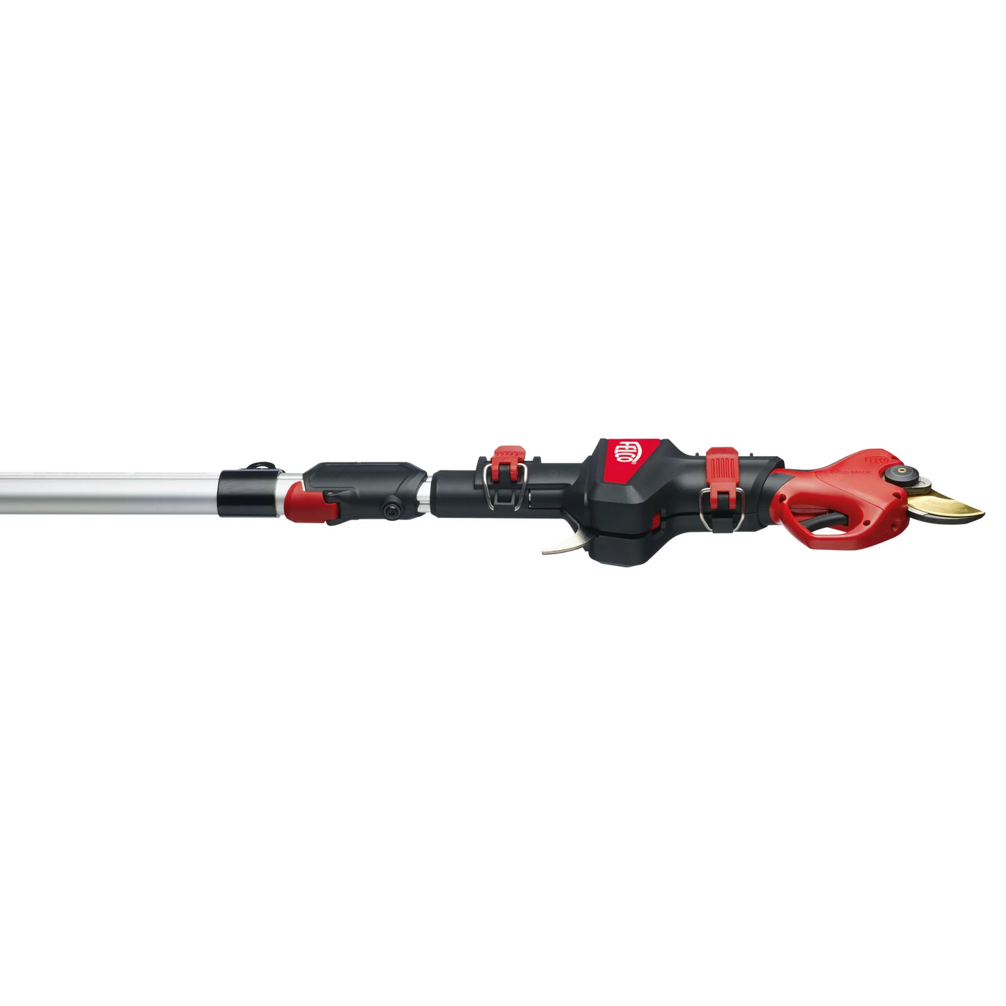 Felco Telescopic pole 834/100 featuring lightweight aluminum design for extended reach in overhead pruning.